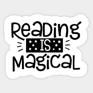 Reading Is Magical Sticker